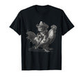 Cat Cowboy Western Country Cowgirl Funny T-Shirt - Novelty Apparel Unisex - T-Shirt, Sweatshirt, Hoodie