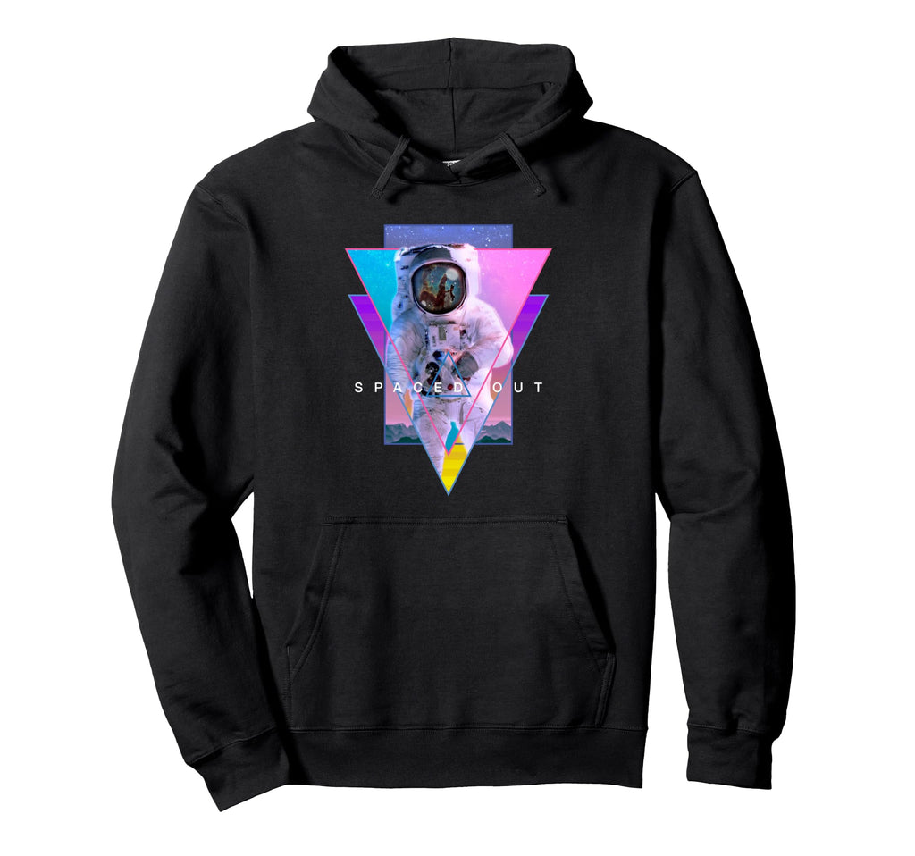 Astronaut Spaced Out Aesthetic Hoodie - Fun Novelty Design Men Women - T-Shirt, Sweatshirt, Hoodie
