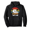 Palm Trees Lets Roll Quad Roller Hoodie - Aesthetic Graphic Men Women - T-Shirt, Sweatshirt, Hoodie