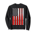 Baseball Us Flag Baseball Lover Sweatshirt - Custom Art Print Men Women - T-Shirt, Sweatshirt, Hoodie