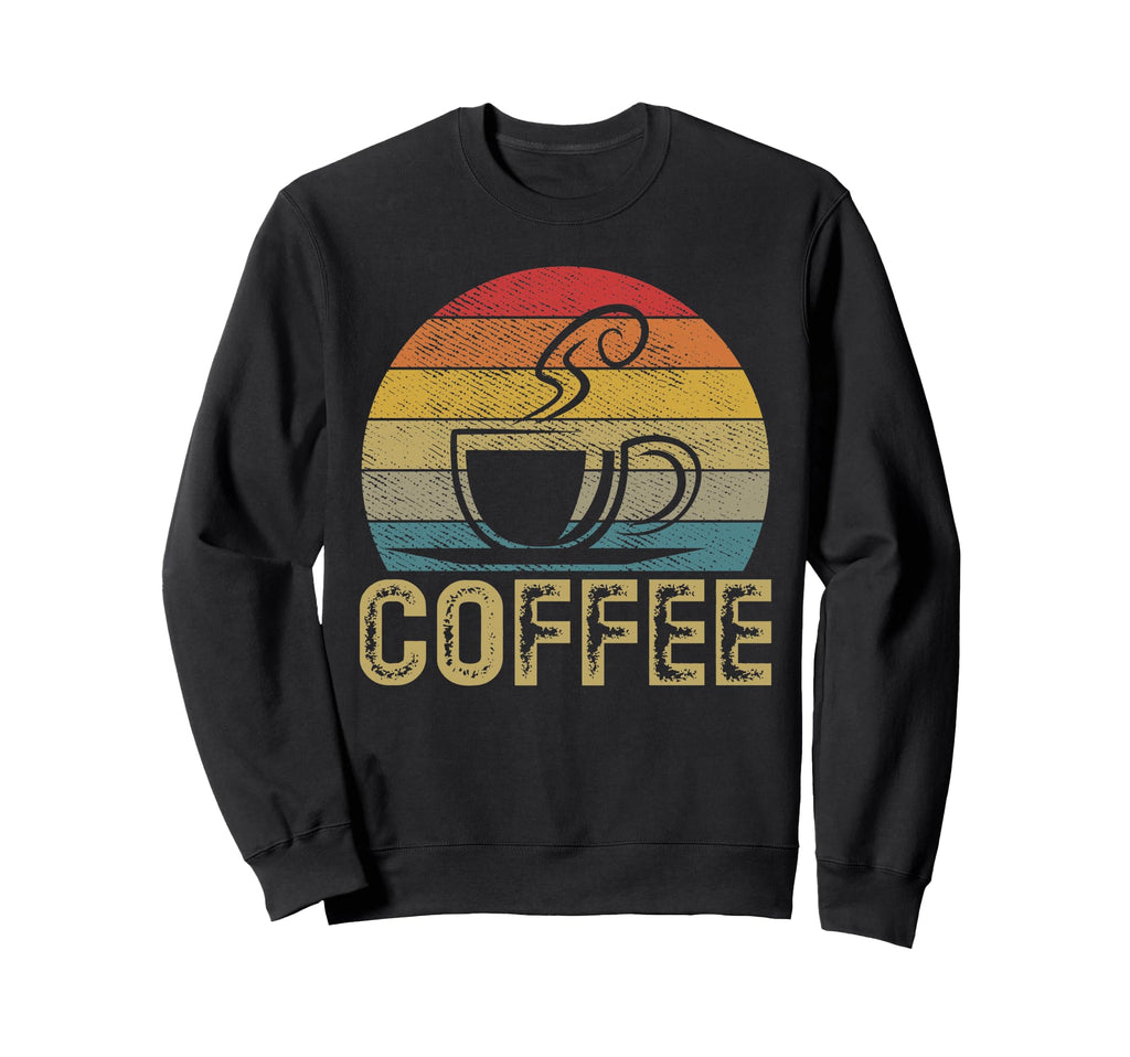 Coffee Lover Sunset Coffee Sweatshirt - Graphic Print Men Women - T-Shirt, Sweatshirt, Hoodie