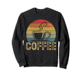 Coffee Lover Sunset Coffee Sweatshirt - Graphic Print Men Women - T-Shirt, Sweatshirt, Hoodie