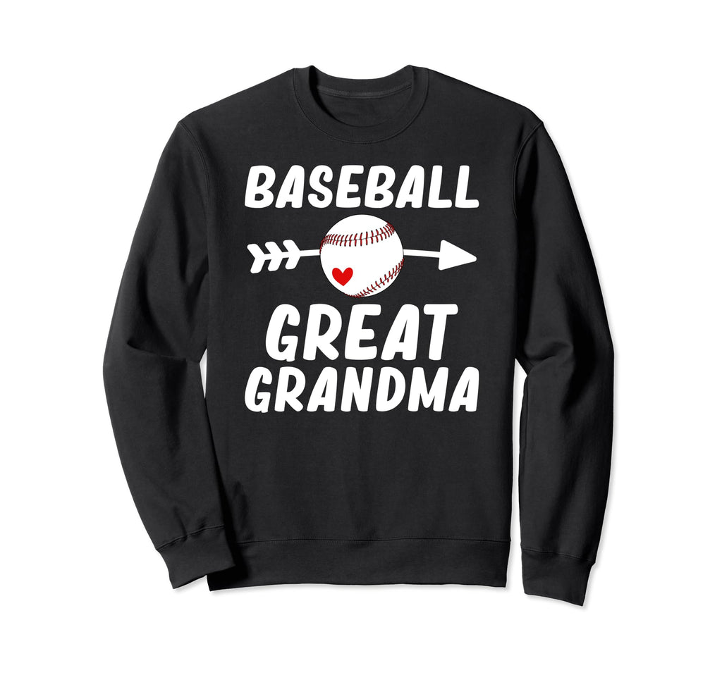 Baseball Great Grandma Baseball Sweatshirt - Trendy Graphic for Adults - T-Shirt, Sweatshirt, Hoodie