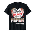 My Favorite Player Calls Me Mamaw T-Shirt - Minimalist Print for Adults - T-Shirt, Sweatshirt, Hoodie