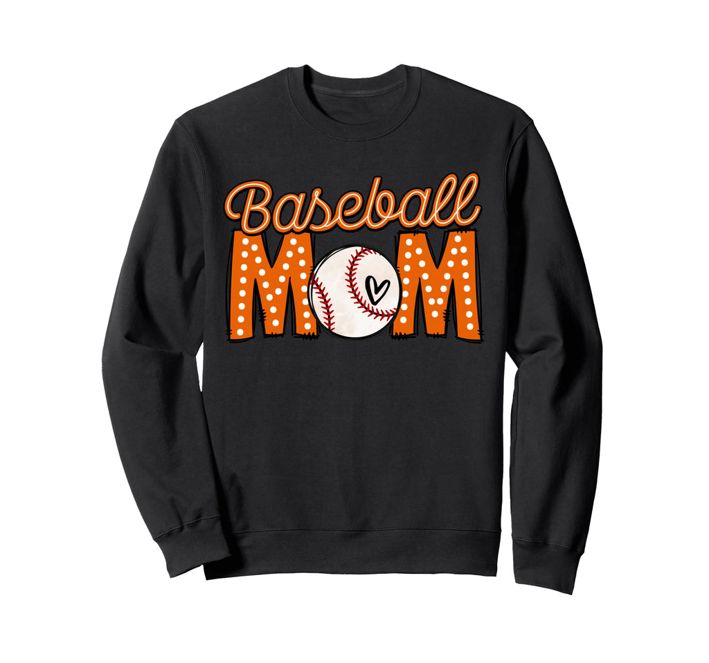 Baseball Mom Baseball Mama Player Sweatshirt - Custom Art Print Unisex - T-Shirt, Sweatshirt, Hoodie