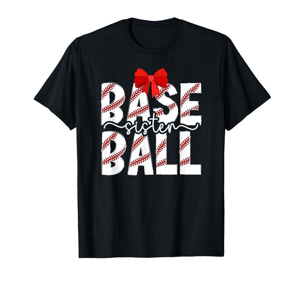 Baseball Sister Coquette Baseball Players T-Shirt - Unique Graphic Unisex - T-Shirt, Sweatshirt, Hoodie