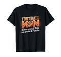 Football Mom Like Normal Mom Louder T-Shirt - Aesthetic Graphic for Adults - T-Shirt, Sweatshirt, Hoodie