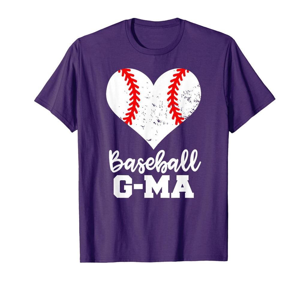 Baseball G Ma Funny Baseball Heart T-Shirt - Minimalist Print Unisex - T-Shirt, Sweatshirt, Hoodie