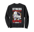 Roller Skating Skate 1970S Stress Is Sweatshirt - Minimalist Print Unisex - T-Shirt, Sweatshirt, Hoodie