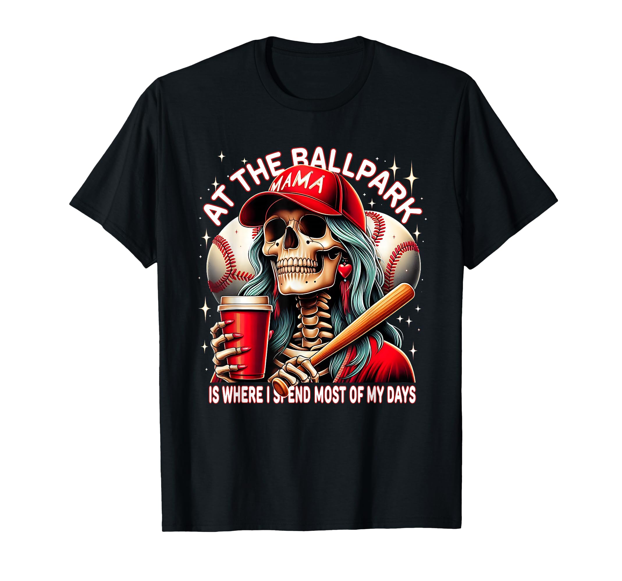 Baseball Mama Ballpark Funny Mothers T-Shirt - Trendy Graphic Men Women - T-Shirt, Sweatshirt, Hoodie