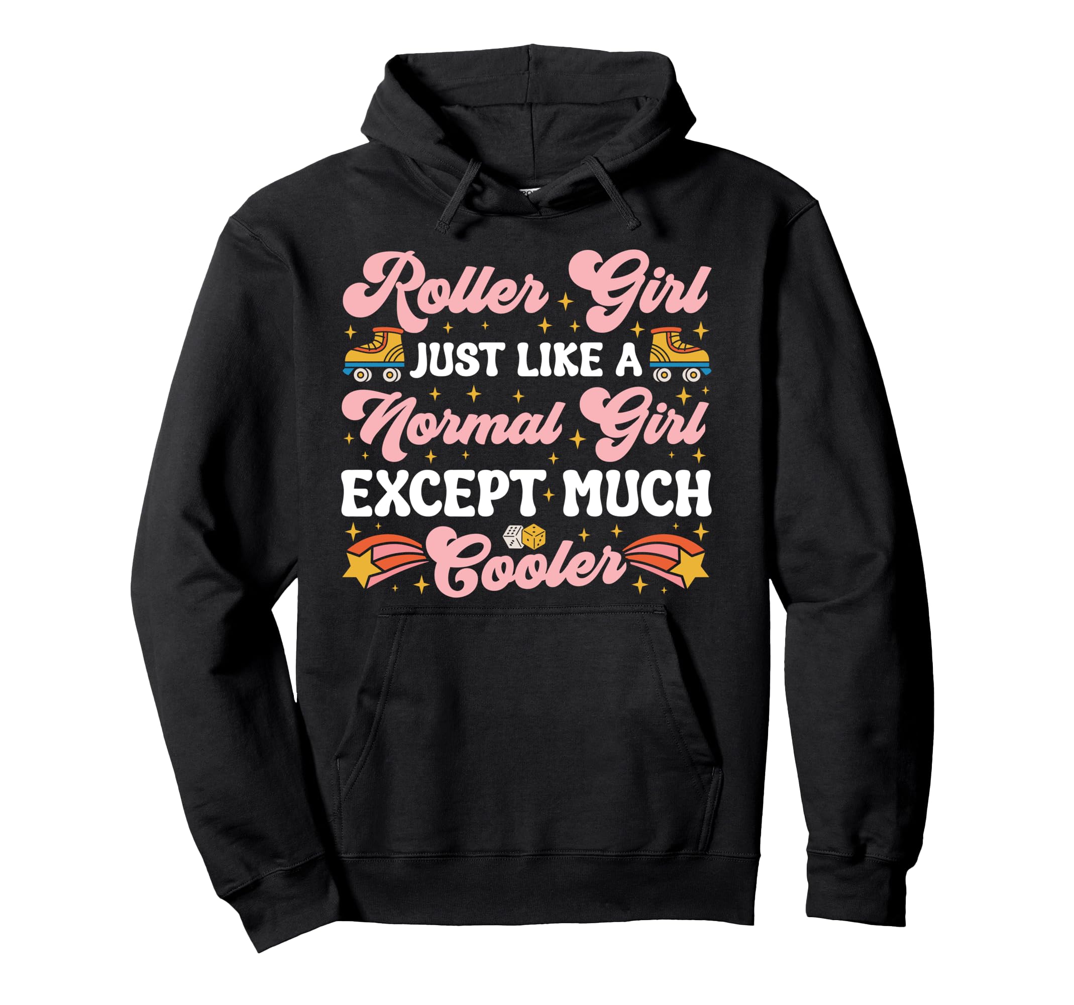 Roller Skating Skate 1970S Roller Just Hoodie - Graphic Print for Adults - T-Shirt, Sweatshirt, Hoodie
