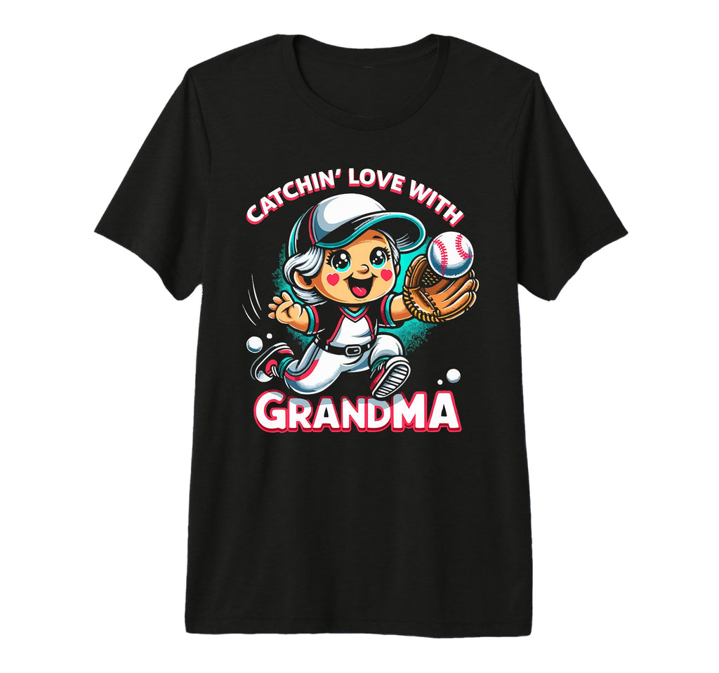 Baseball Grandma Grandmother Granny T-Shirt - Custom Art Print Men Women - T-Shirt, Sweatshirt, Hoodie