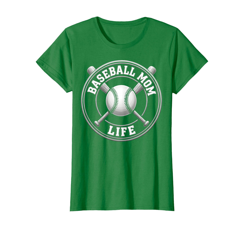 Baseball Mom Life T-Shirt - Aesthetic Graphic for Adults - T-Shirt, Sweatshirt, Hoodie