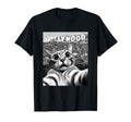 California Cat Taking Selfie Hollywood T-Shirt - Trendy Graphic Unisex - T-Shirt, Sweatshirt, Hoodie