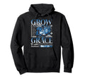 Y2K Grow Flowers Bold Urban Hoodie - Fun Novelty Design for Adults - T-Shirt, Sweatshirt, Hoodie