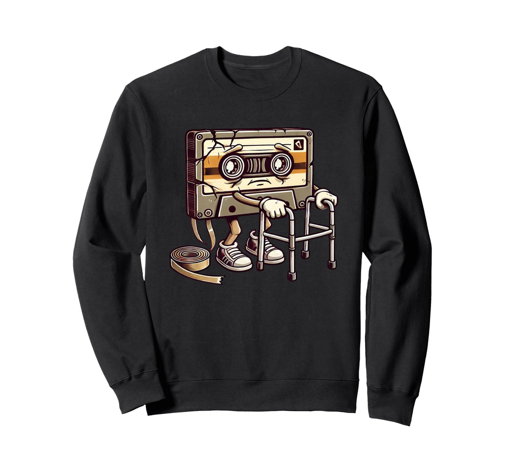 Cassette Tape 80S Music Lover Sweatshirt - Aesthetic Graphic Unisex - T-Shirt, Sweatshirt, Hoodie
