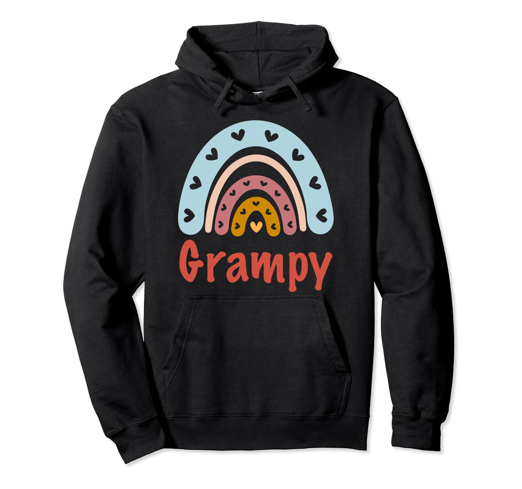 Grampy Birthday Rainbow Boho Grampy Hoodie - Unique Graphic Men Women - T-Shirt, Sweatshirt, Hoodie