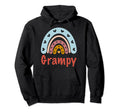 Grampy Birthday Rainbow Boho Grampy Hoodie - Unique Graphic Men Women - T-Shirt, Sweatshirt, Hoodie