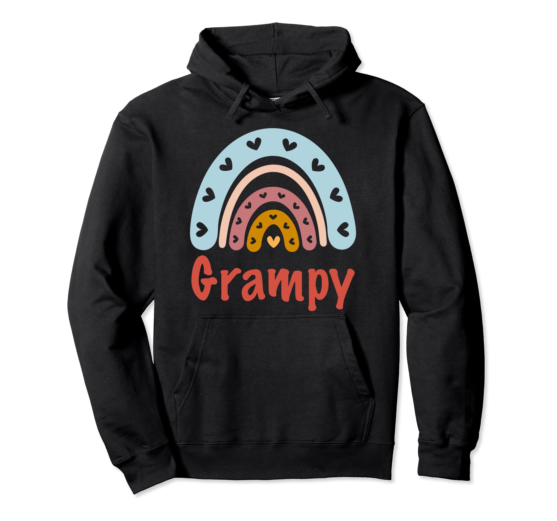 Grampy Birthday Rainbow Boho Grampy Hoodie - Unique Graphic Men Women - T-Shirt, Sweatshirt, Hoodie