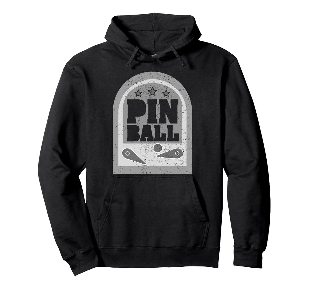Pinball Funny Pinballer Machine Flipping Hoodie - Graphic Print for Adults - T-Shirt, Sweatshirt, Hoodie