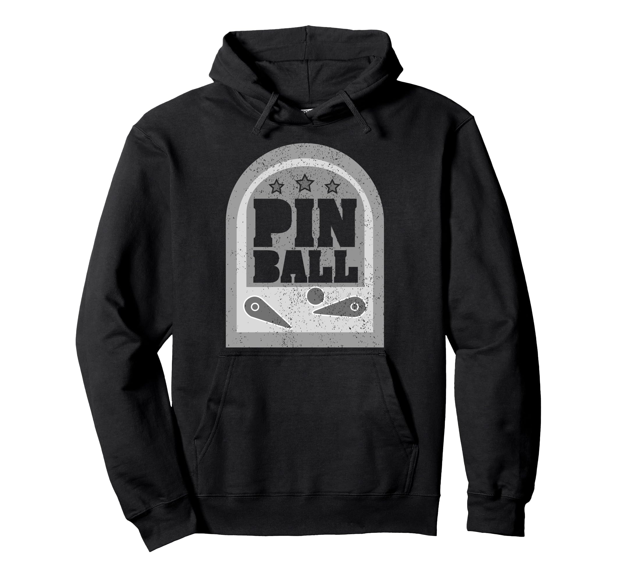 Pinball Funny Pinballer Machine Flipping Hoodie - Graphic Print for Adults - T-Shirt, Sweatshirt, Hoodie