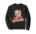 Disco Ball Lets Boogie Fever Sweatshirt - Aesthetic Graphic for Adults - T-Shirt, Sweatshirt, Hoodie