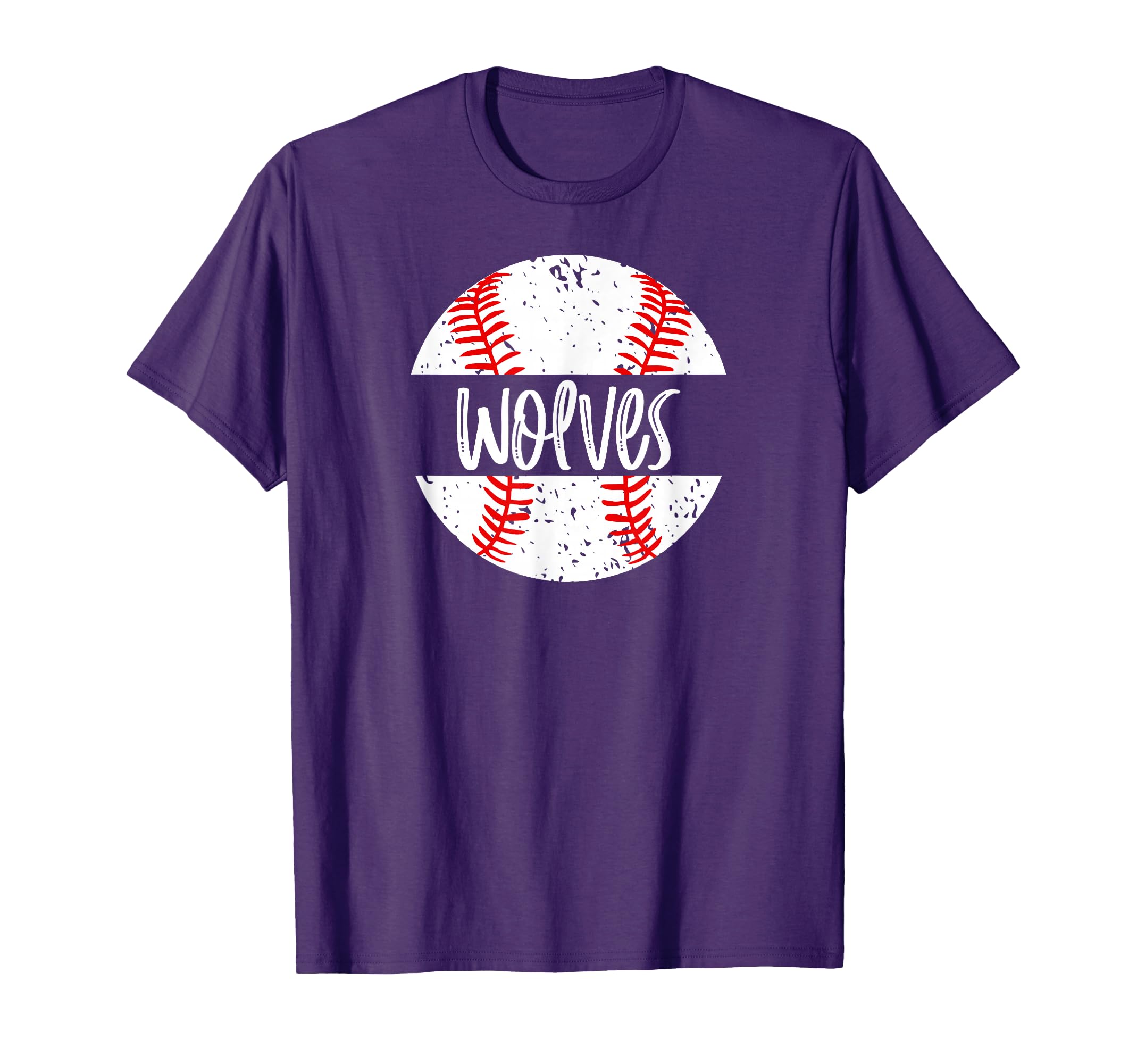 Wolves Baseball Team Mascot School T-Shirt - Aesthetic Graphic Men Women - T-Shirt, Sweatshirt, Hoodie