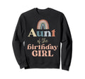Aunt Birthday Boho Rainbow Sweatshirt - Fun Novelty Design for Adults - T-Shirt, Sweatshirt, Hoodie