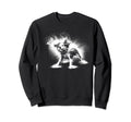 Funny Dog Paint Splatter Grunge Sweatshirt - Casual Everyday Wear Unisex - T-Shirt, Sweatshirt, Hoodie