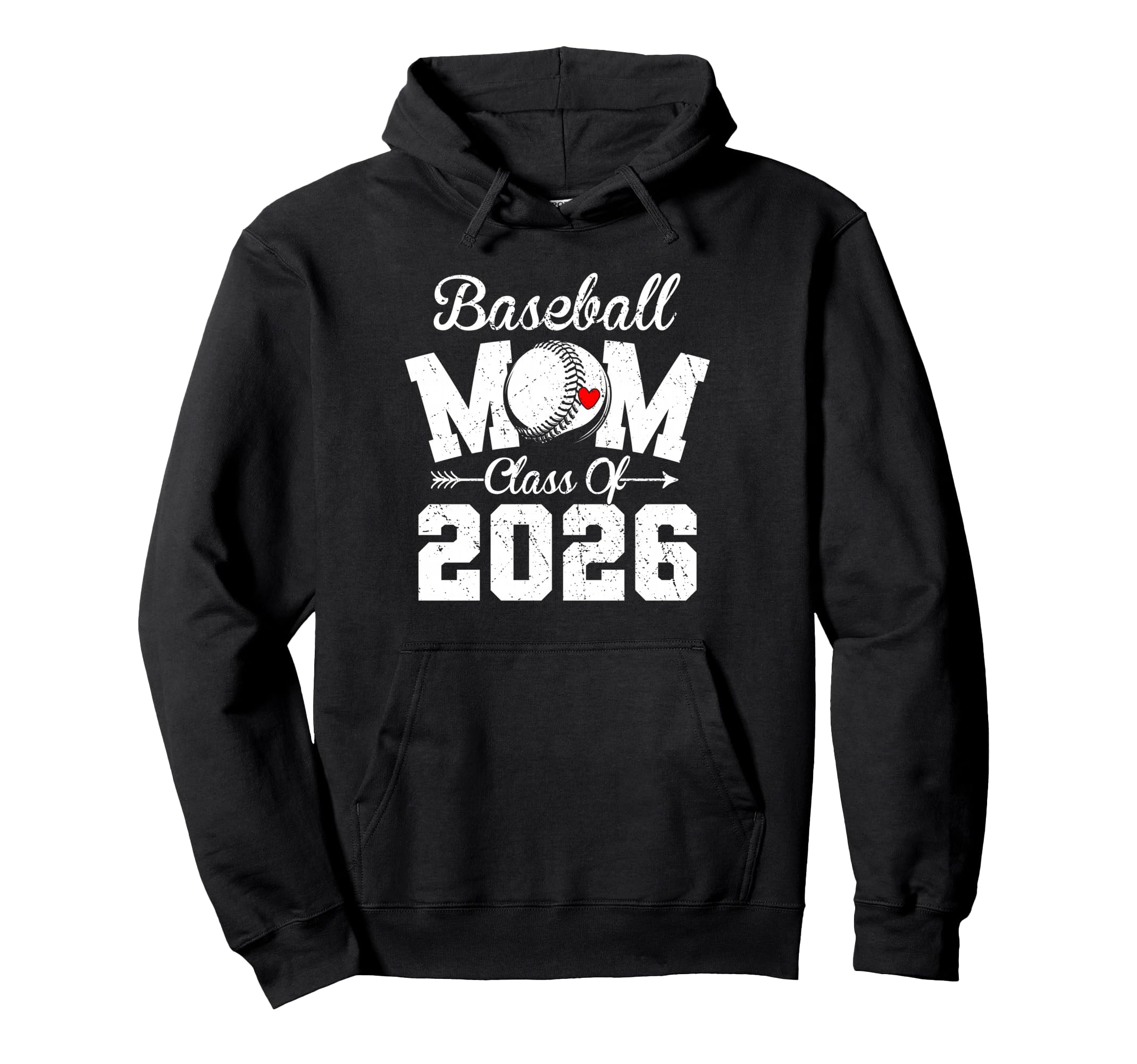 Funny Senior Baseball Mom Class 2026 Hoodie - Streetwear Style Men Women - T-Shirt, Sweatshirt, Hoodie