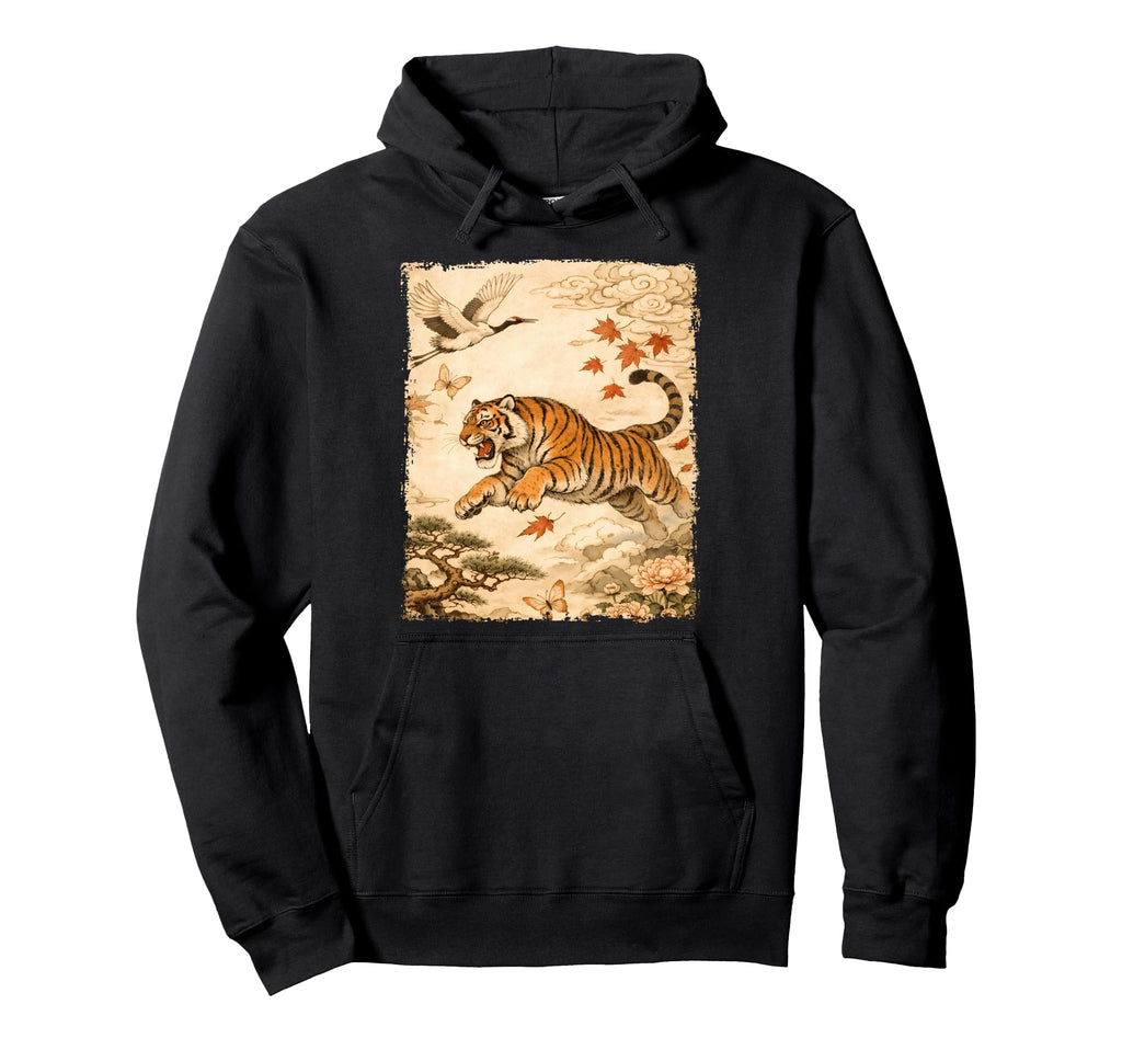 Tiger Hoodie - Novelty Apparel Men Women - T-Shirt, Sweatshirt, Hoodie