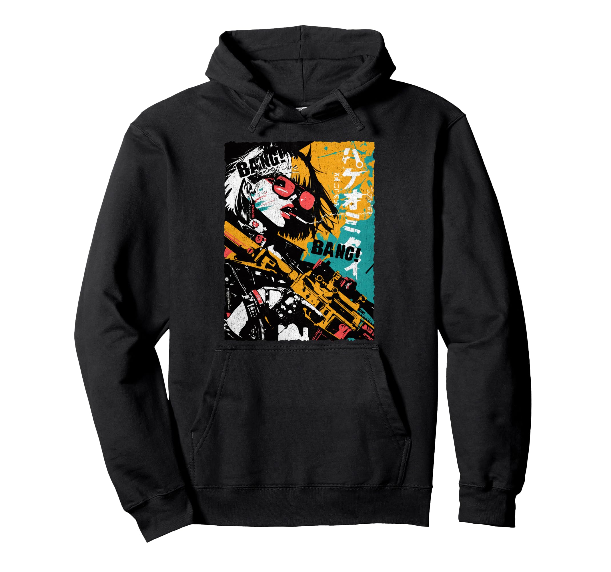 Japan Streetwear Cyberpunk Y2K Hip Hop Hoodie - Trendy Graphic for Adults - T-Shirt, Sweatshirt, Hoodie