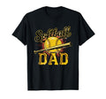 Proud Softball Dad Game Day Sports Loving T-Shirt - Novelty Apparel Unisex - T-Shirt, Sweatshirt, Hoodie