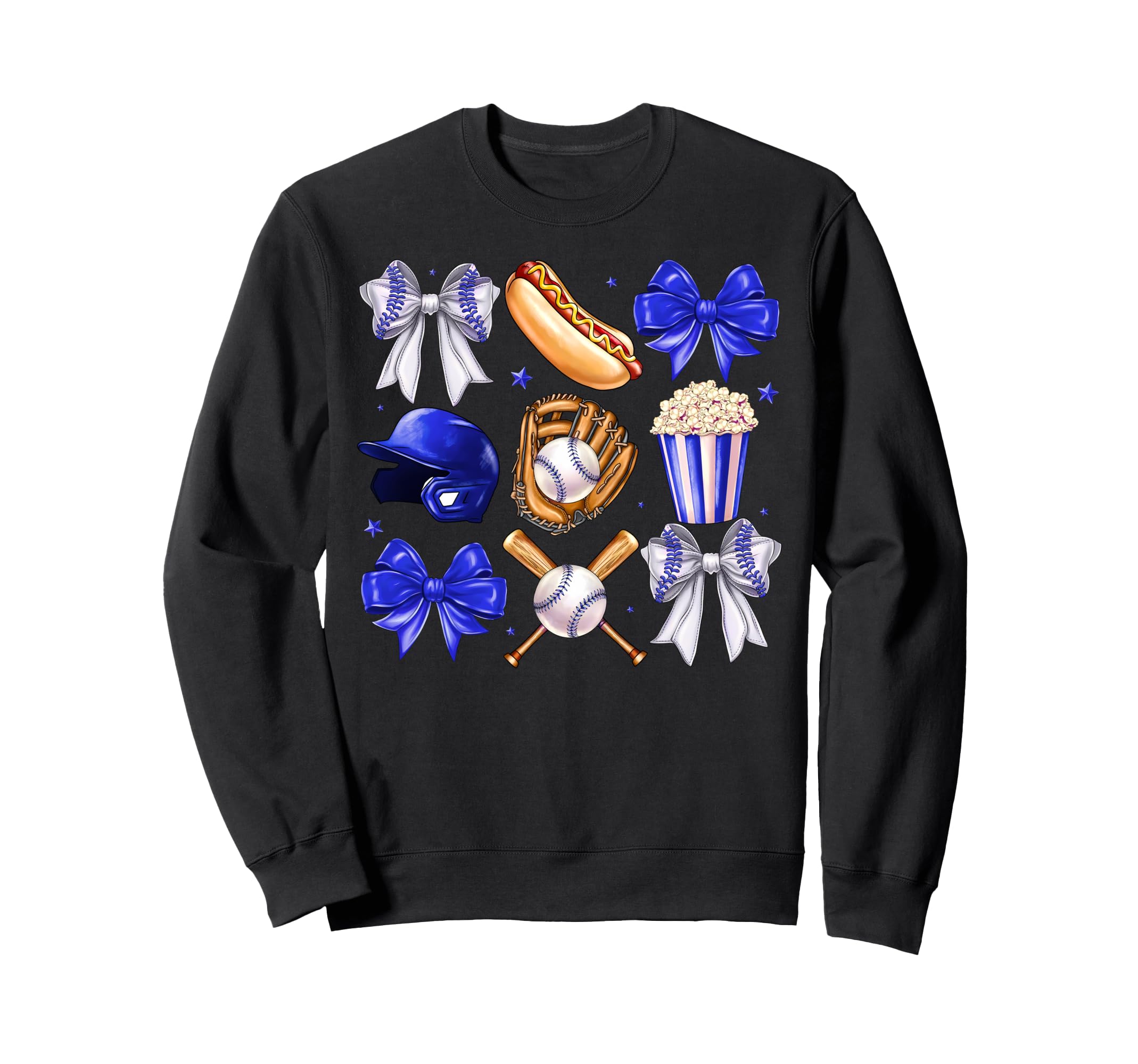 Baseball Coquette Bow Baseball Mama Sweatshirt - Unique Graphic Unisex - T-Shirt, Sweatshirt, Hoodie