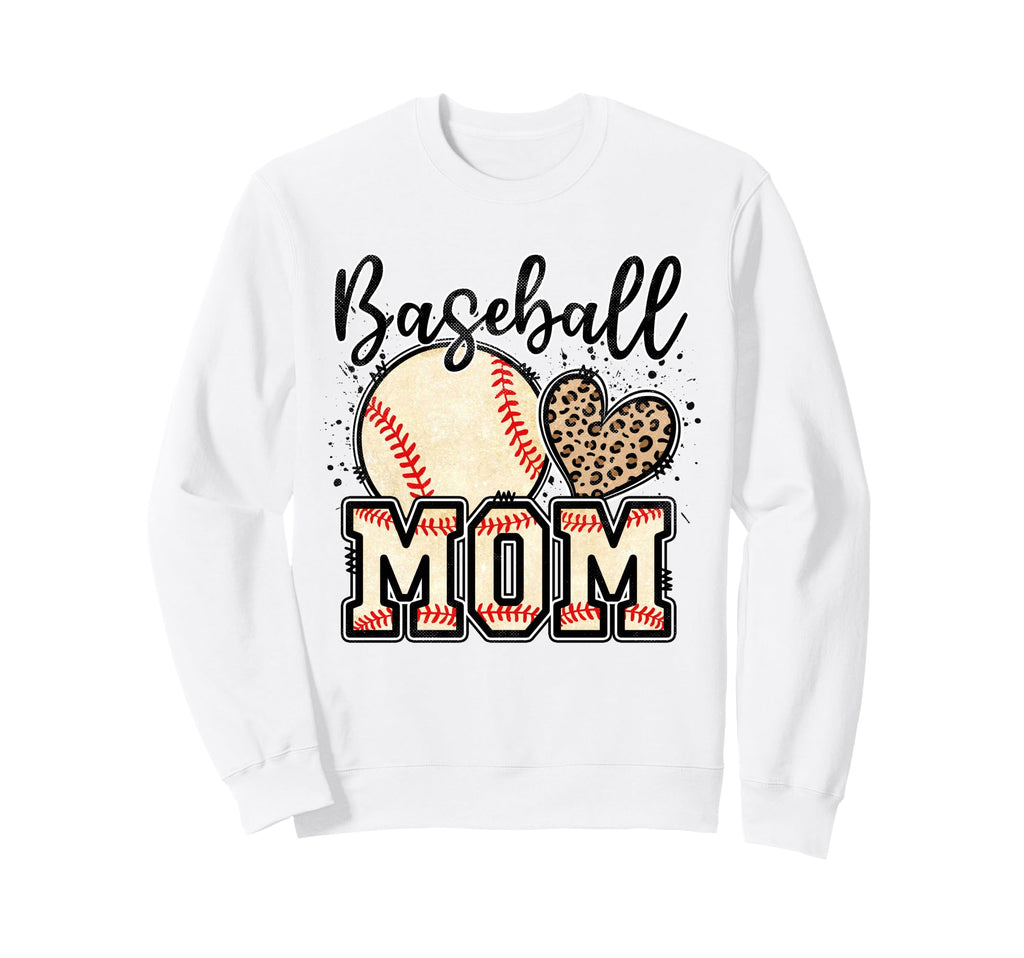 Baseball Mom Mama Baseball Life Sweatshirt - Trendy Graphic Men Women - T-Shirt, Sweatshirt, Hoodie