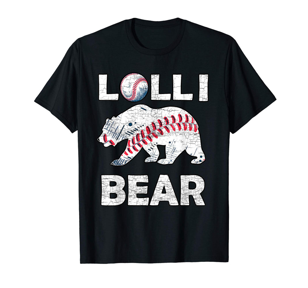 Lolli Bear Baseball Grandma T-Shirt - Custom Art Print Men Women - T-Shirt, Sweatshirt, Hoodie
