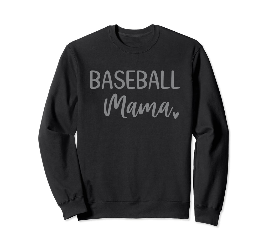 Baseball Mama Trendy Womens Mom Sweatshirt - Unique Graphic for Adults - T-Shirt, Sweatshirt, Hoodie
