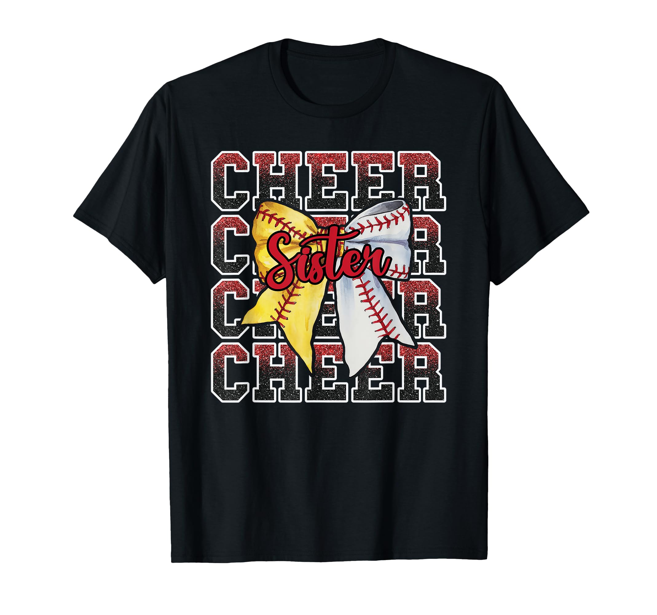 Proud Cheer Sister Coquette Bow Sport T-Shirt - Aesthetic Graphic Unisex - T-Shirt, Sweatshirt, Hoodie