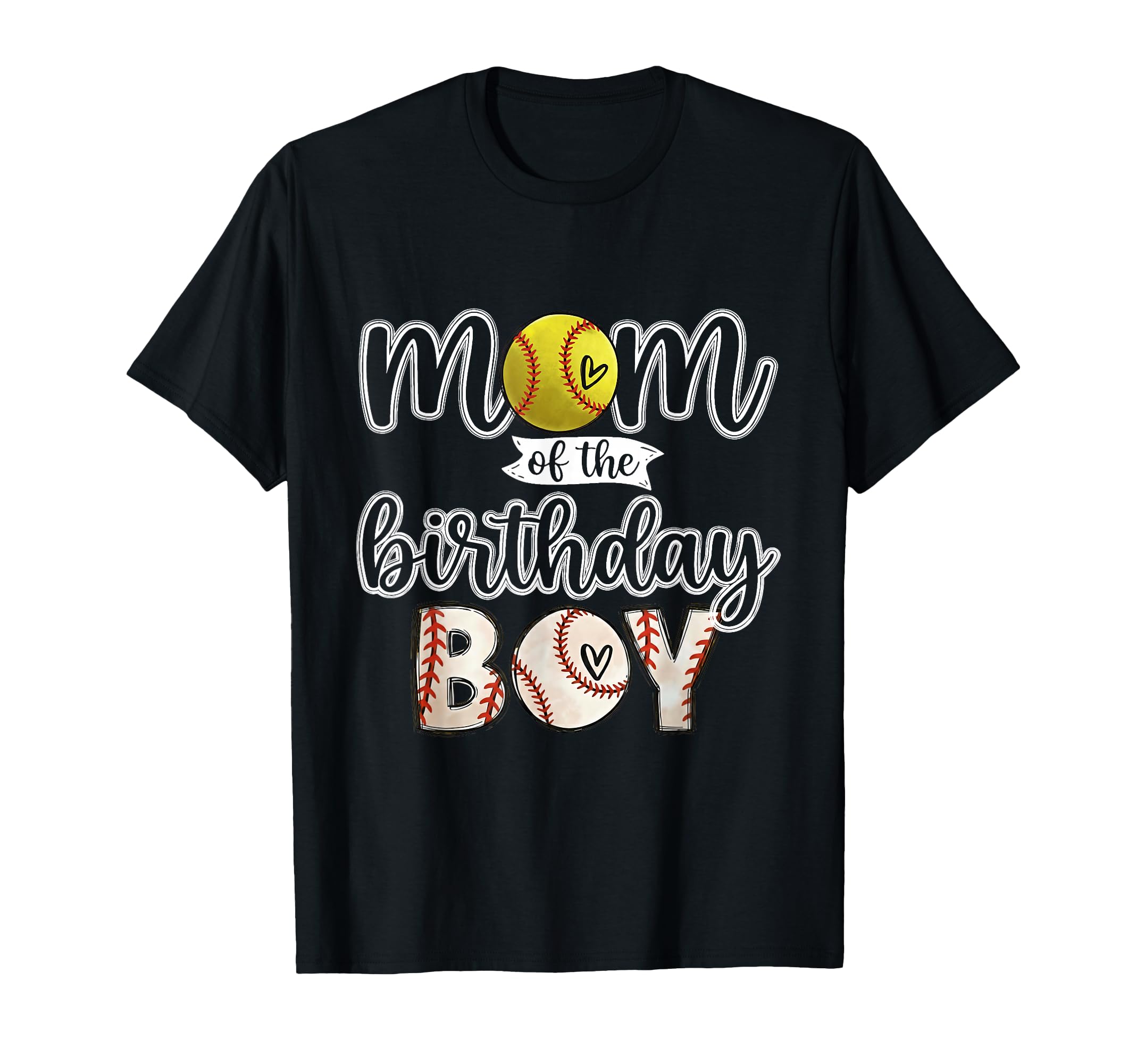 Baseball Mom Birthday Matching Family T-Shirt - Streetwear Style Men Women - T-Shirt, Sweatshirt, Hoodie
