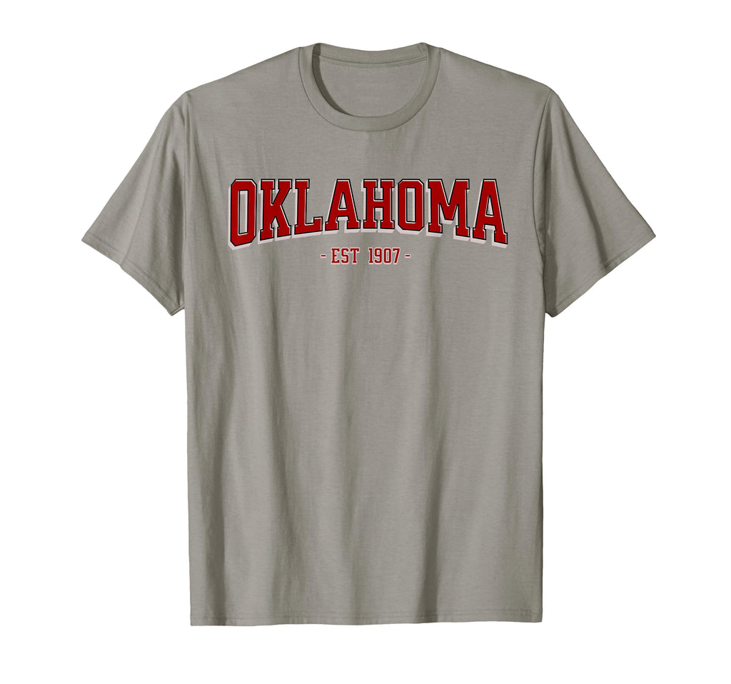 Ok Varsity Oklahoma T-Shirt - Trendy Graphic Unisex - T-Shirt, Sweatshirt, Hoodie