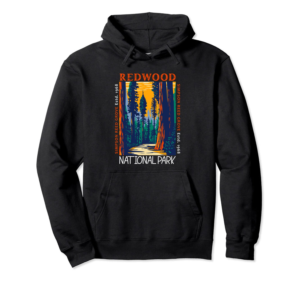 Redwood National Park California Hoodie - Novelty Apparel for Adults - T-Shirt, Sweatshirt, Hoodie