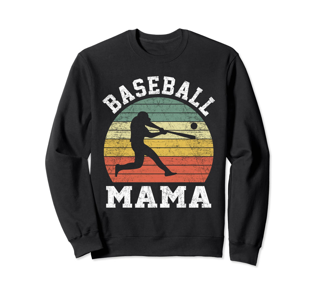 Baseball Mama Baseball Lover Sweatshirt - Streetwear Style for Adults - T-Shirt, Sweatshirt, Hoodie