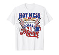Hot Mess Always Stressed Baseball T-Shirt - Minimalist Print for Adults - T-Shirt, Sweatshirt, Hoodie
