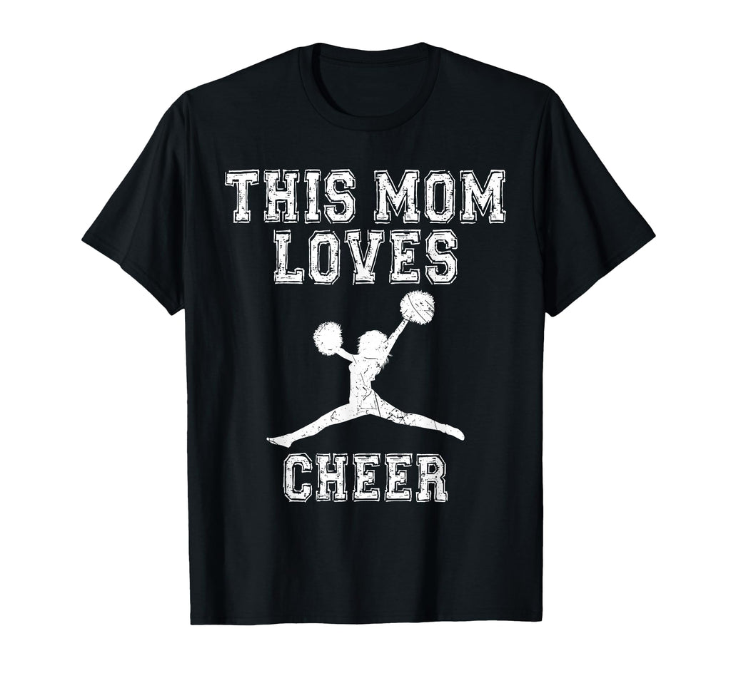 This Mom Loves Cheer Game Day Sports T-Shirt - Minimalist Print for Adults - T-Shirt, Sweatshirt, Hoodie