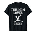 This Mom Loves Cheer Game Day Sports T-Shirt - Minimalist Print for Adults - T-Shirt, Sweatshirt, Hoodie