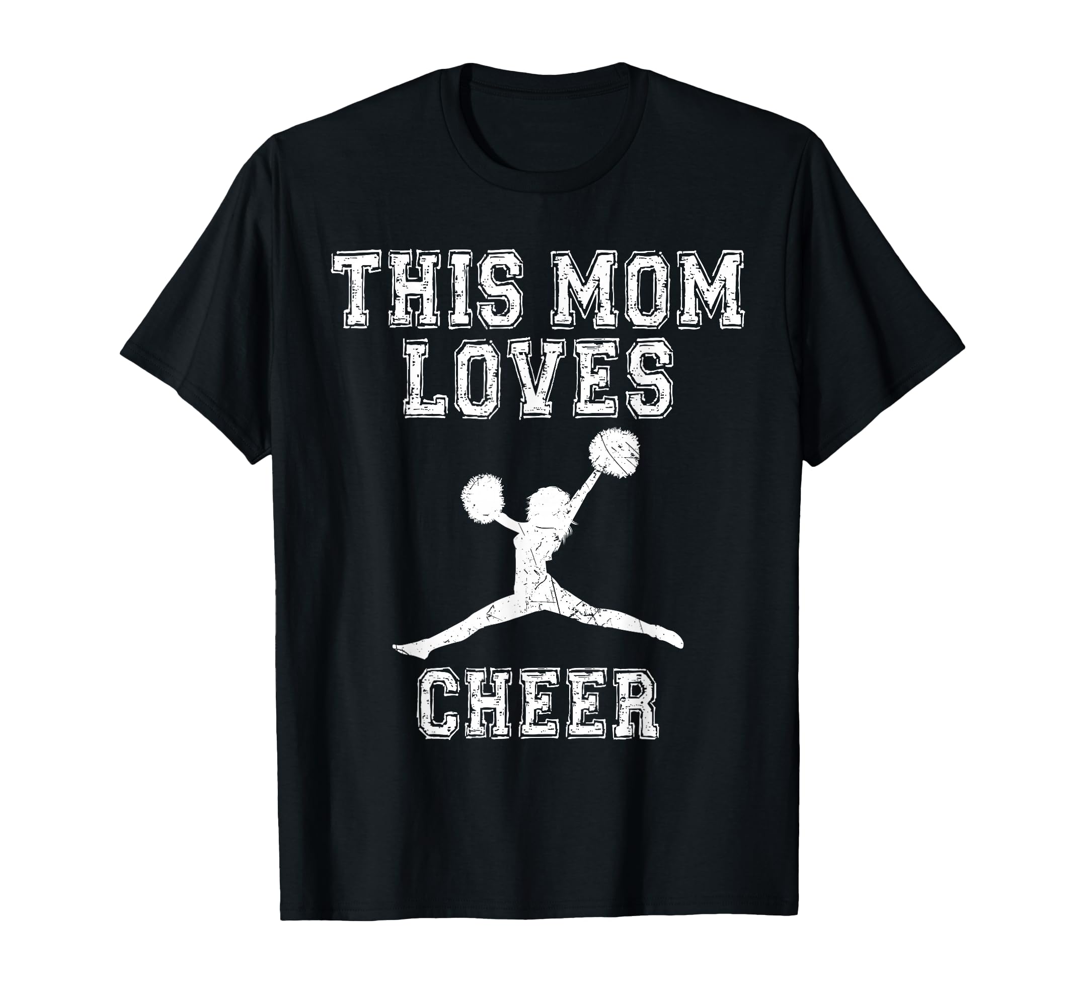 This Mom Loves Cheer Game Day Sports T-Shirt - Minimalist Print for Adults - T-Shirt, Sweatshirt, Hoodie