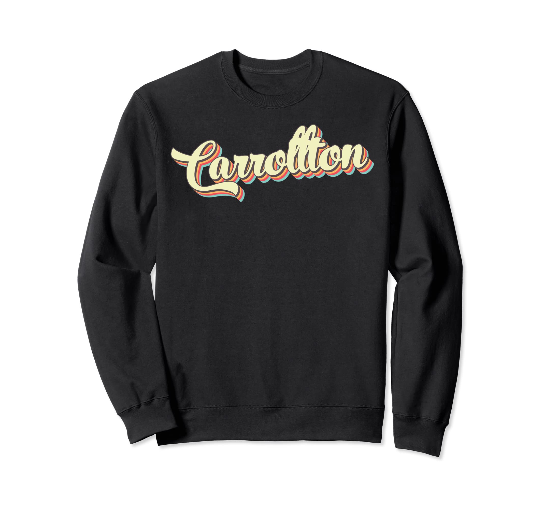 Carrollton Art Baseball Font Sweatshirt - Unique Graphic for Adults - T-Shirt, Sweatshirt, Hoodie