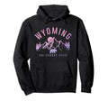 Wyoming Cowboy State Mountains Bear Hoodie - Graphic Print for Adults - T-Shirt, Sweatshirt, Hoodie
