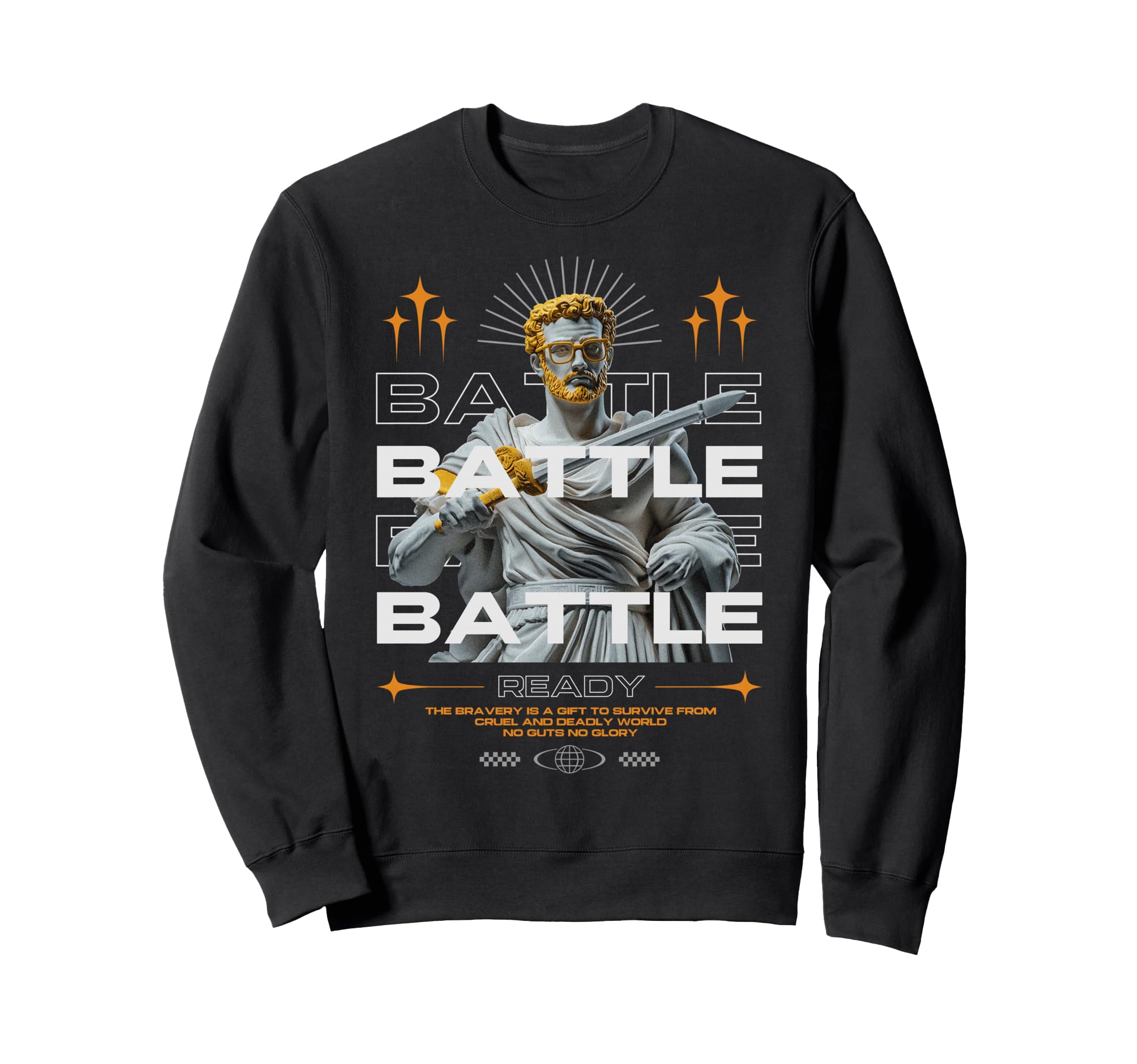 Y2K Battle Bold Urban Graffiti Sweatshirt - Custom Art Print Unisex - T-Shirt, Sweatshirt, Hoodie