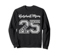 Senior Baseball Mom 2025 Groovy Sweatshirt - Fun Novelty Design Men Women - T-Shirt, Sweatshirt, Hoodie